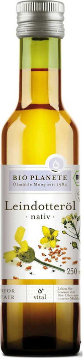 Huile de Lin (Rydzowy) native BIO 250ml - BIO PLANETE